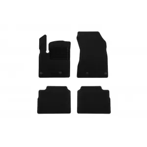 Textile floor mats by Rigum suitable for Nissan X-Trail MHEV after 2023, set of 4 pieces, black