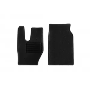 Textile floor mats by Rigum suitable for Iveco T-Way, X-Way after 2022, set of 2 pieces, black