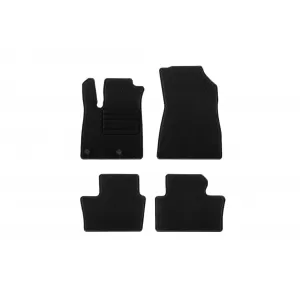 Textile floor mats by Rigum suitable for Renault Austral after 2023, set of 4 pieces, black