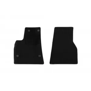 Textile floor mats by Rigum suitable for Tesla Model S after 2017, set of 3 pieces, black