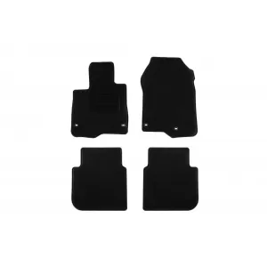 Textile floor mats by Rigum suitable for Honda CR-V after 2023, set of 4 pieces, black