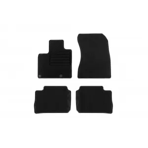 Textile floor mats by Rigum suitable for Nissan Qashqai E-Power after 2022, set of 4 pieces, black