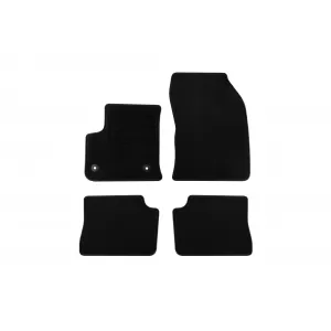 Textile floor mats by Rigum suitable for Fiat 600e, Jeep Avenger after 2024, set of 4 pieces, black
