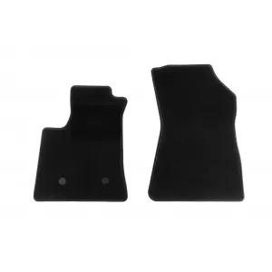 Textile floor mats by Rigum suitable for Renault Espace after 2023, set of 3 pieces, black