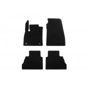 Mochete textile de la Rigum potrivite pentru Ford Tourneo Courier după 2024, 5 locuri, set de 4 bucăți, negru