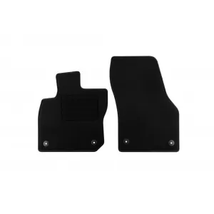 Textile floor mats by Rigum suitable for Skoda Kodiaq after 2024, set of 4 pieces, black