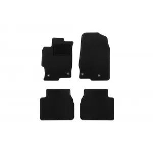 Textile floor mats by Rigum suitable for Mazda 6 2010-2012, set of 4 pieces, black