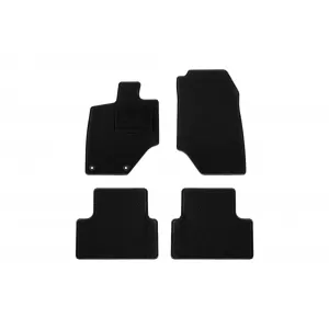 Textile floor mats by Rigum suitable for Peugeot 3008 after 2024, set of 4 pieces, black