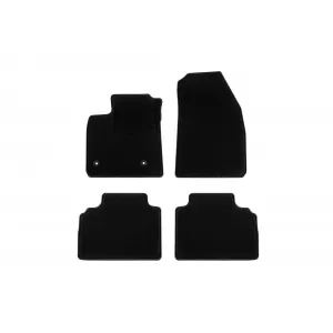 Mochete textile de la Rigum potrivite pentru Ford Tourneo Courier după 2014, cu 5 locuri, set de 4 bucăți, negru