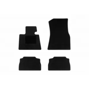 Textile floor mats by Rigum suitable for BMW X6 G06 after 2019, set of 4 pieces, black