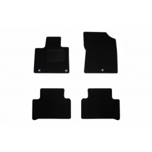 Textile floor mats by Rigum suitable for KIA Sorento after 2020, set of 4 pieces, black