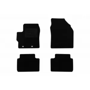 Mochete textile de la Rigum potrivite pentru Mazda 2 Hybrid după 2022, set de 4 bucăți, negru