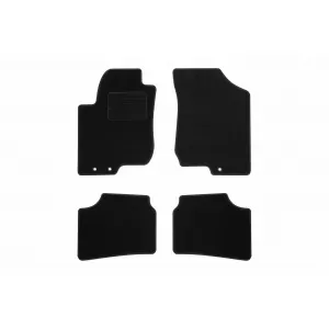 Textile floor mats by Rigum suitable for KIA Ceed 2007-2012, set of 4 pieces, black