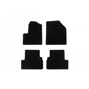 Mochete textile de la Rigum potrivite pentru Ford Tourneo Connect, Transit Connect 2003-2014 cu 5 locuri, set de 4 bucăți, negru