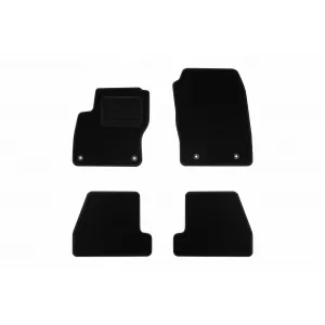 Textile floor mats by Rigum suitable for Ford Focus 2015-2018, set of 4 pieces, black