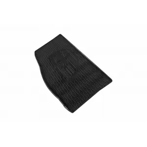 Rubber trunk mat suitable for Kia Picanto after 2017, with vehicle silhouette logo, black