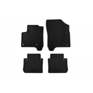 Mochete de cauciuc specifice, potrivite pentru Citroen C3 Picasso după 2009, set de 4 piese, culoare neagră