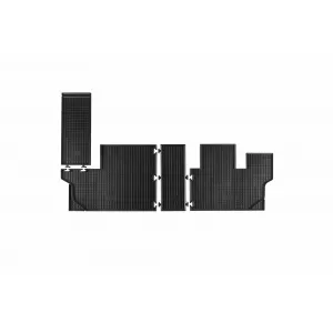 Specific rubber mats suitable for Citroen Jumpy, Fiat Scudo, Peugeot Expert after 2007, third row, 4-piece set, black color