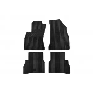Mochete din cauciuc specifice, potrivite pentru Fiat Doblo după 2010, Opel Combo după 2012, 5 locuri, set de 4 piese, culoare neagră