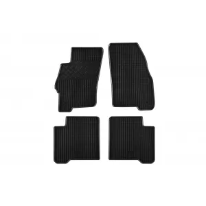 Mochete din cauciuc specifice, potrivite pentru Fiat Linea după 2007, set de 4 piese, culoare neagră