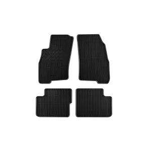 Mochete din cauciuc specifice, potrivite pentru Fiat Punto Grande după 2006, set de 4 piese, culoare neagră