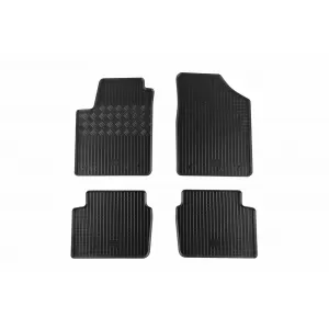 Mochete din cauciuc specifice, potrivite pentru Hyundai i10 după 2008, set de 4 piese, culoare neagră