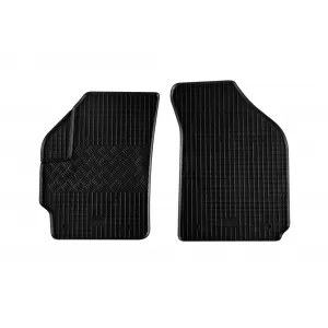 Specific rubber mats suitable for Chevrolet Matiz after 2004, Spark after 2005, 4-piece set, black color-image-6248633