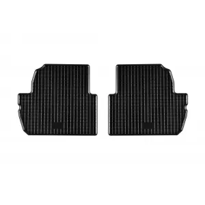 Specific rubber mats suitable for Chevrolet Spark after 2010, Spark after 2013, 4-piece set, black color-image-6248640
