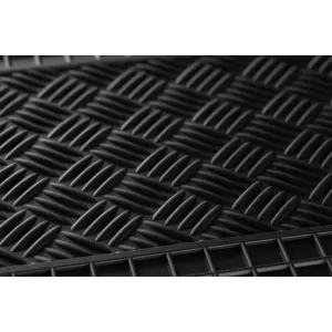 Specific rubber mats suitable for Chevrolet Spark after 2010, Spark after 2013, 4-piece set, black color-image-6248641