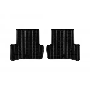Specific rubber mats suitable for Mercedes C class W204, S204 2007-2014, 4-piece set, black color-image-6248740