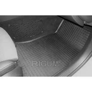 Specific rubber mats suitable for Mercedes C class W204, S204 2007-2014, 4-piece set, black color-image-6248742
