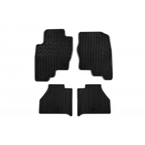 Mochete de cauciuc specifice, potrivite pentru Nissan Navara Le New după 2007, set de 4 piese, culoare neagră