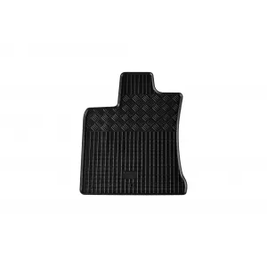 Specific rubber mats suitable for Nissan Qashqai 2007-2014, 4-piece set, black color-image-6248805