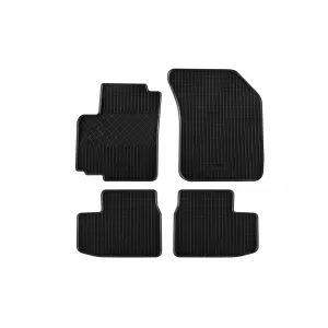 Specific rubber mats suitable for Opel Agila, Suzuki Splash after 2008, 4-piece set, black color-image-6248813