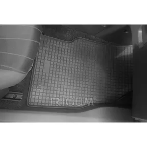 Specific rubber mats suitable for Opel Corsa D 2006-2014, Corsa 2014-2019, 4-piece set, black color-image-6248833