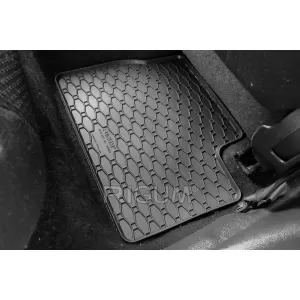 Mochete din cauciuc specifice, potrivite pentru Peugeot 207 2006-2014, set de 4 piese, culoare neagră-image-6248863