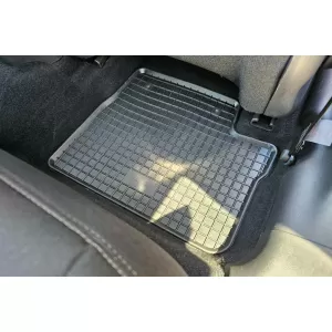 Mochete din cauciuc specifice, potrivite pentru Peugeot 208 2012-2019, Peugeot 2008 2013-2019, set de 4 piese, culoare neagră-image-6248871