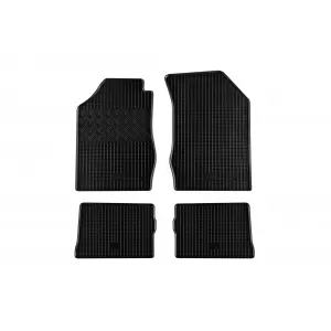 Mochete din cauciuc specifice, potrivite pentru Renault Clio II după 1998, Thalia I după 2000, Thalia II după 2008, set de 4 piese, culoare neagră