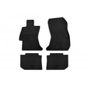 Mănuși din cauciuc specifice, potrivite pentru Subaru Impreza WRX după 2014, Levorg după 2015, XV după 2012, set de 4 piese, culoare neagră