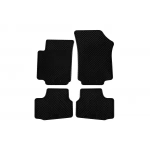 Mănuși de cauciuc specifice, potrivite pentru Skoda Citigo 2011-2019, set de 4 piese, culoare neagră-image-6248984