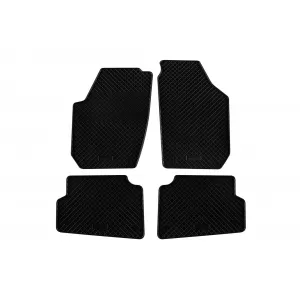 Mochete din cauciuc specifice, potrivite pentru Skoda Fabia 2007-2014, set de 4 piese, culoare neagră-image-6249004