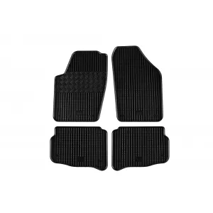 Mocheta din cauciuc specifică, potrivită pentru Volkswagen Polo 2001-2006, Fox 2005-2011, Skoda Fabia 2000-2007, Seat Ibiza, Cordoba 2003-2009, set de 4 piese, culoare neagră
