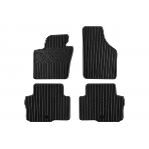 Mochete de cauciuc specifice potrivite pentru Seat Alhambra, VW Sharan după 2010, 5 locuri, set de 4 piese, culoare neagră