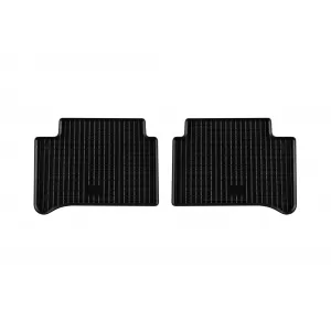 Specific rubber mats suitable for Mercedes E class W211 2002-2008, W211 2002-2008 4-Matic, 4-piece set, black color-image-6249171