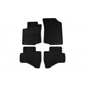 Mochete de cauciuc specifice potrivite pentru Citroen C1, Peugeot 108 2014-2021, set de 4 piese, culoare neagră