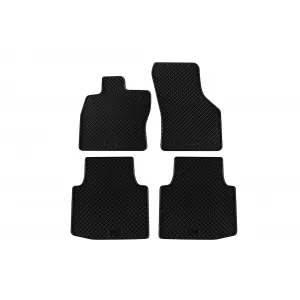 Mochete de cauciuc specifice, potrivite pentru Skoda Superb după 2015, set de 4 piese, culoare neagră