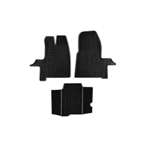 Mochete din cauciuc specifice, potrivite pentru Ford Transit după 2015, Transit după 2016, Transit după 2020, 3 locuri, set de 3 piese, culoare neagră-image-6249393