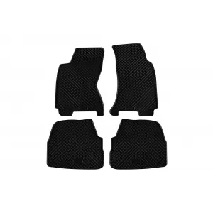 Mochete din cauciuc specifice, potrivite pentru Skoda Superb 2001-2008, set de 4 piese, culoare neagră-image-6249442