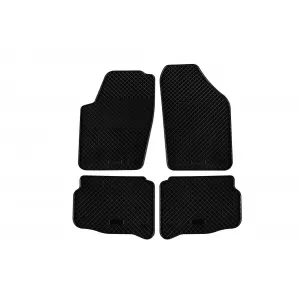 Mochete din cauciuc specifice, potrivite pentru Skoda Fabia 2000-2007, set de 4 piese, culoare neagră
