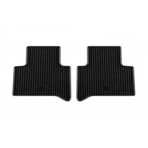 Specific rubber mats suitable for Alfa Romeo Stelvio 2017-2020, after 2020, 4-piece set, black color-image-6249628